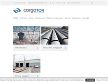 Tablet Screenshot of cargotor.com